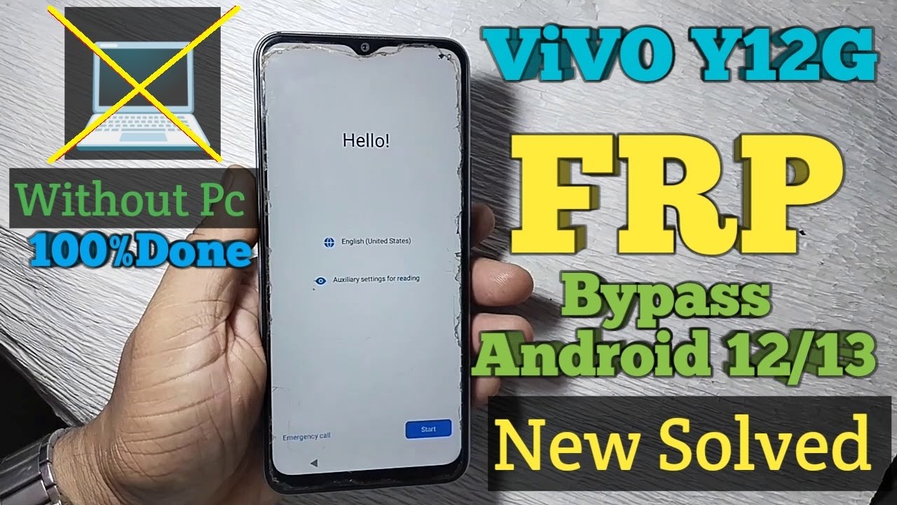Vivo Y12G FRP Bypass Android 12/13 Without Pc ! New Method 2024 ! 100% Done.