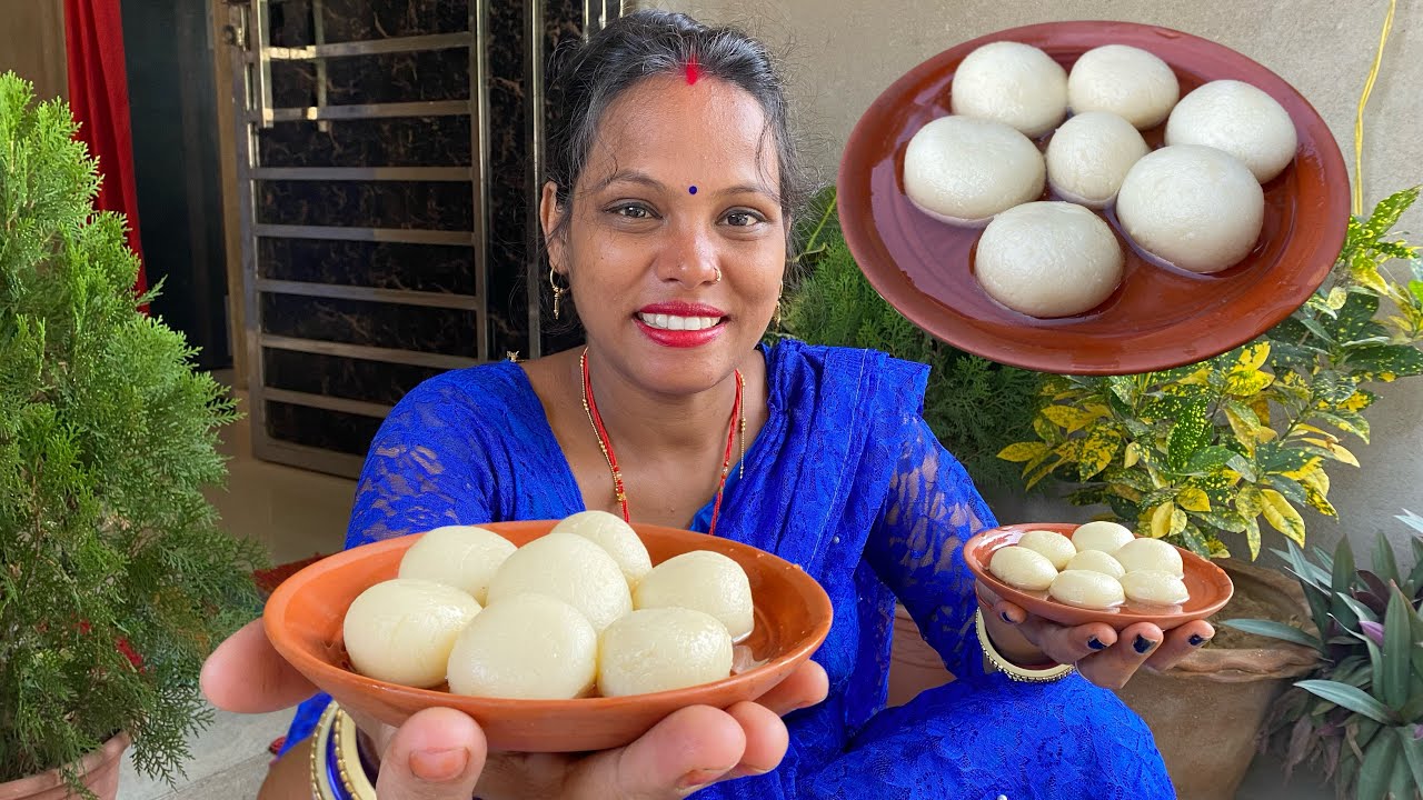 सिर्फ दूध और चीनी से घर पर ही बनायें रसगुल्ले एकदम आसान तरीके से 💁‍♀️🤗