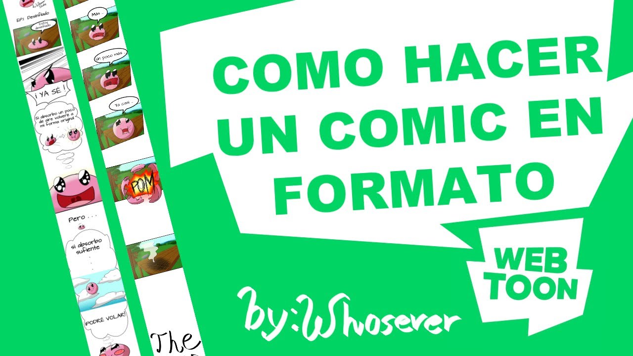 Como hacer un comic en formato WEBTOON