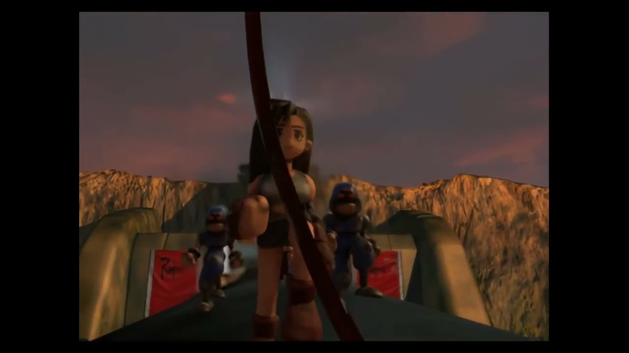 Final Fantasy VII - Tifa vs. Scarlet (Slapping Minigame)