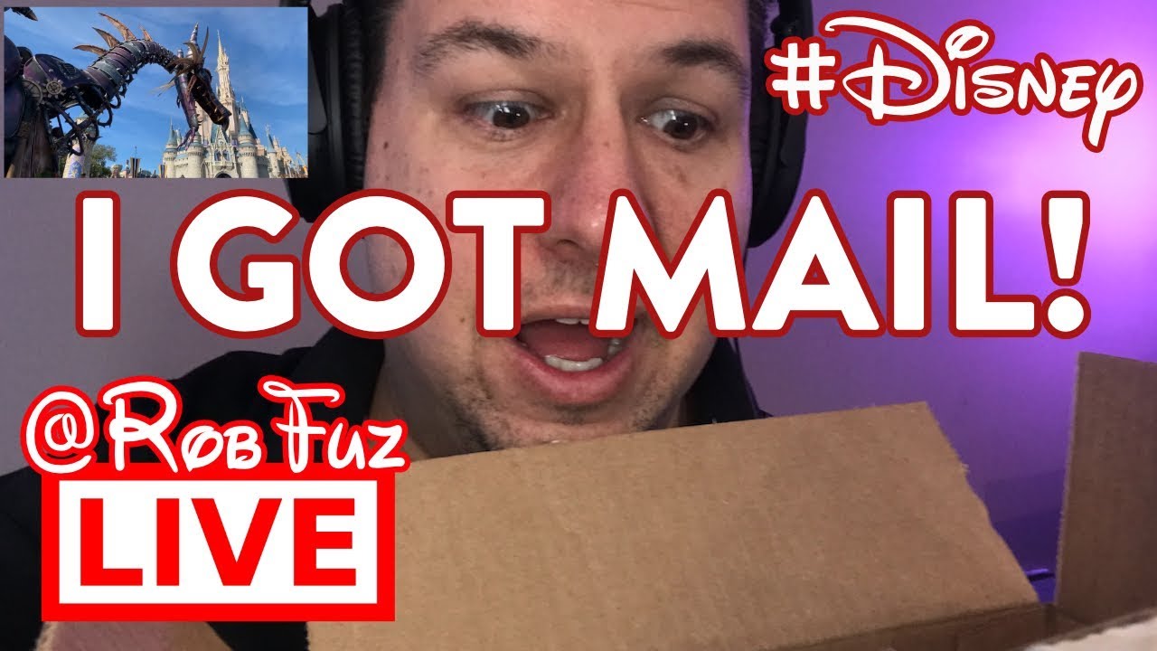 🔴 #DISNEY - I Got Mail, Maleficent,  Chatting With DizneyDan & AdamsLand