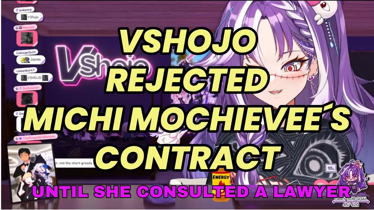 Michi Mochievee contract denied by VSHOJO until she consulted a Lawyer [VSHOJO Clips / Collabs]