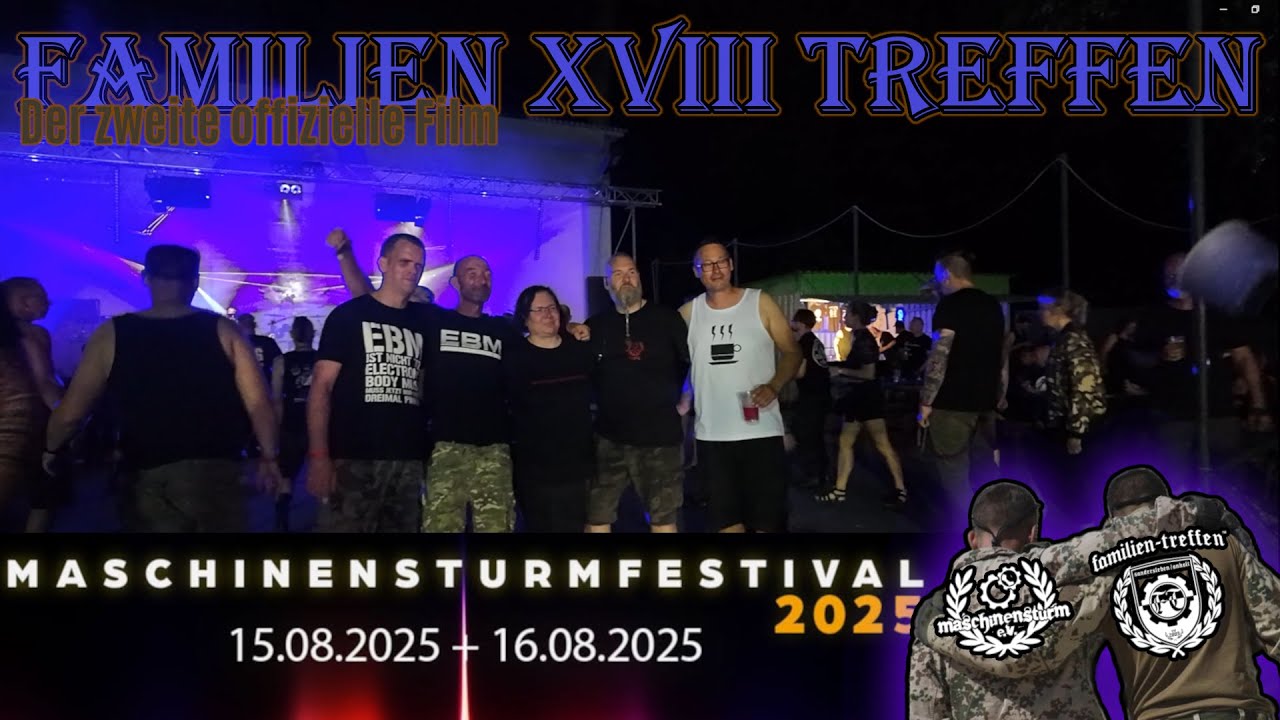 Familientreffen XVIII Sandersleben (Anhalt) [Der zweite offizielle Film] Der Maschinensturm Besuch!