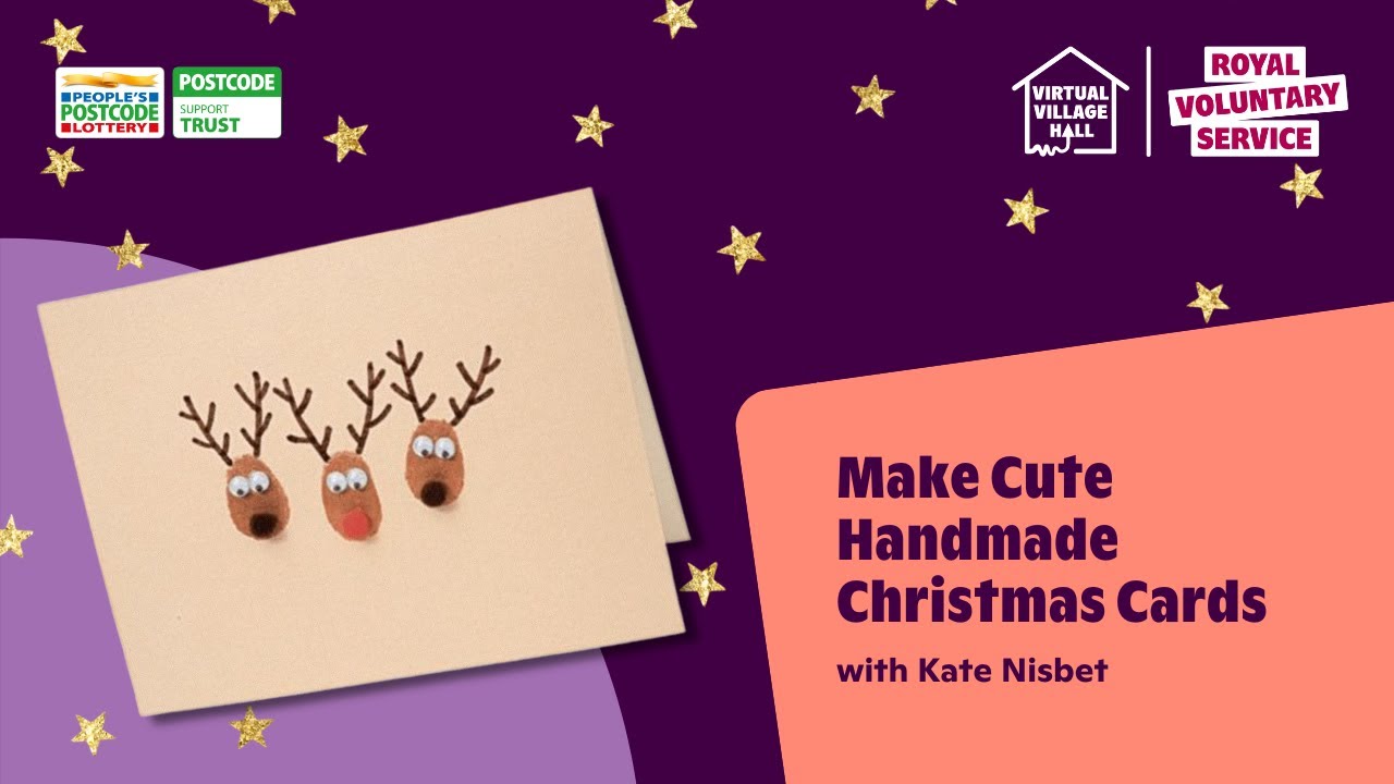 Make Cute Handmade Christmas Cards with Kate Nisbet 🎄