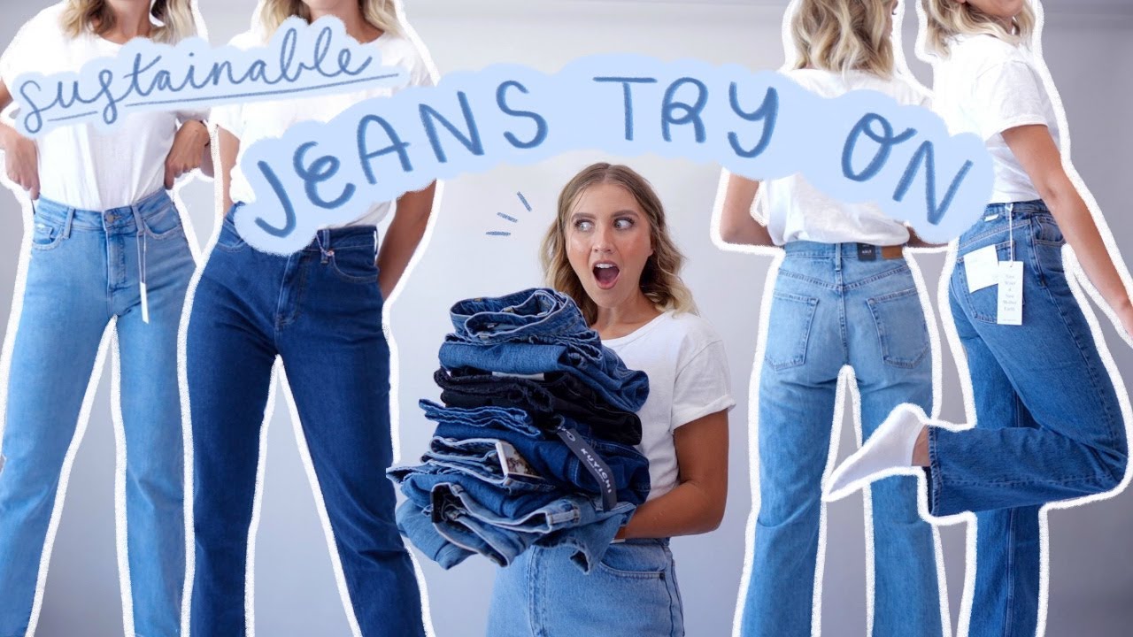 big SUSTAINABLE jeans TRY ON to find the PERFECT PAIR! Which Brand Makes the Best HIGHWAISTED JEANS?