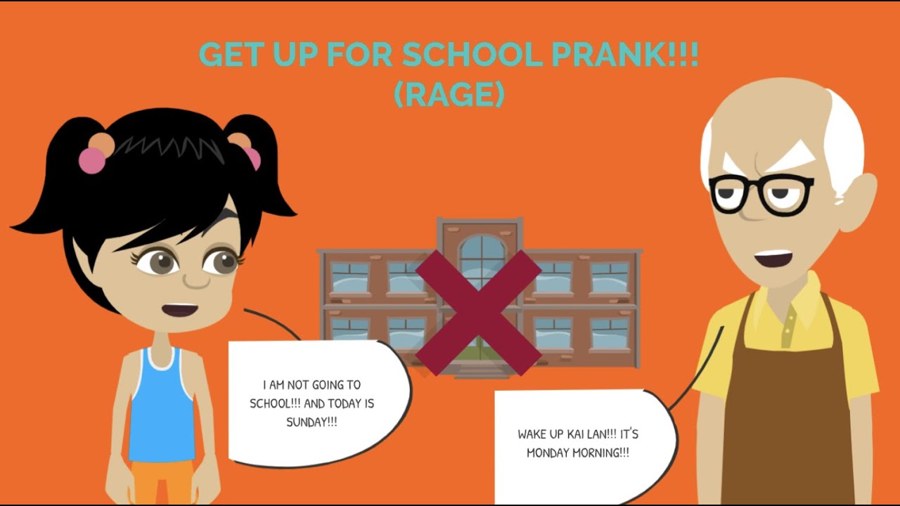 YeYe1st: GET UP FOR SCHOOL PRANK!!! (RAGE)