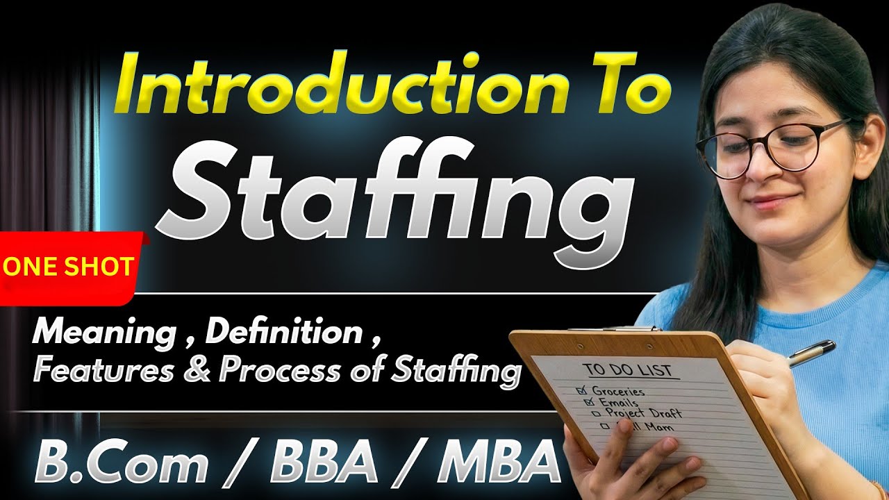 Introduction To Staffing | Meaning | Features | Process Of Staffing | Merits & Demerits | B.Com/BBA