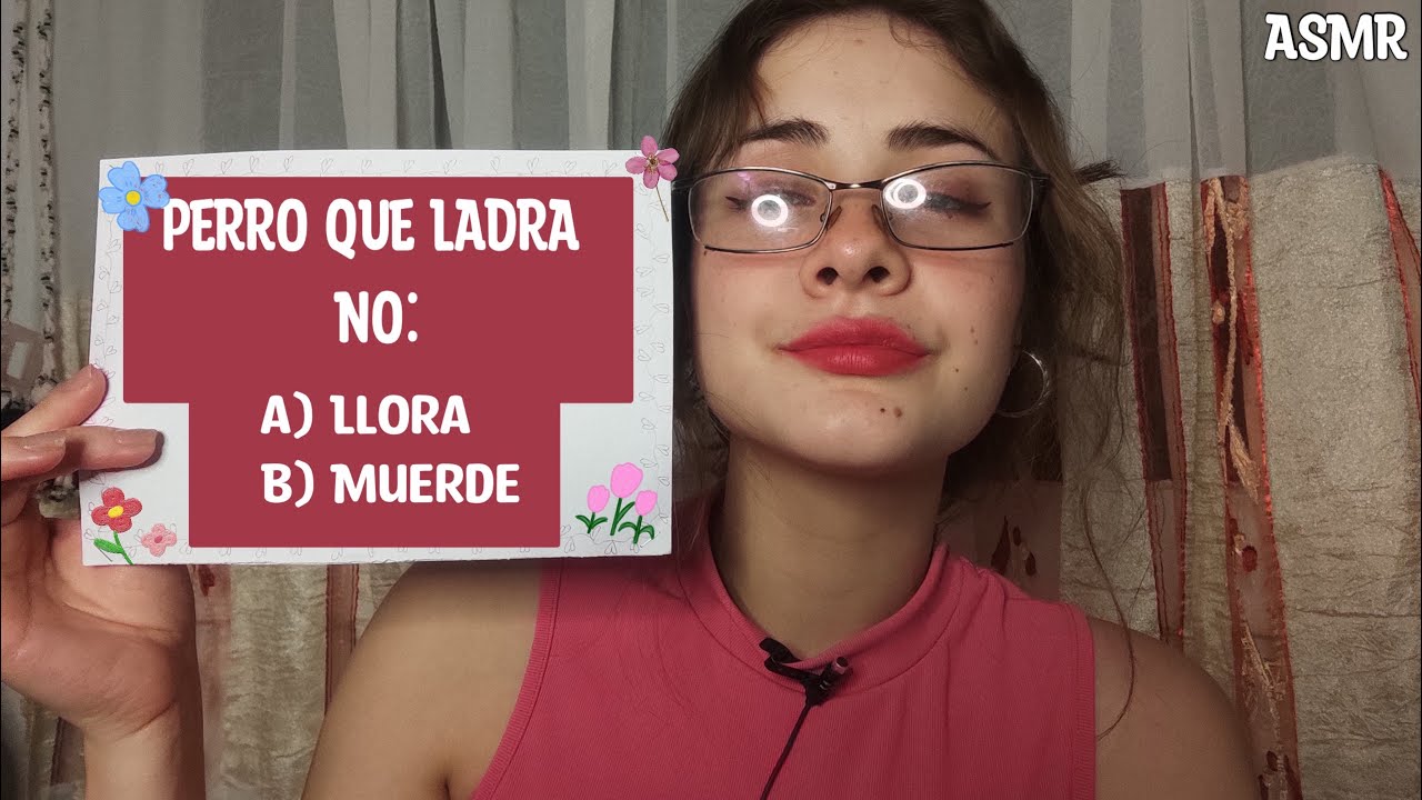 ASMR completa el REFRÁN // ASMR CASERO