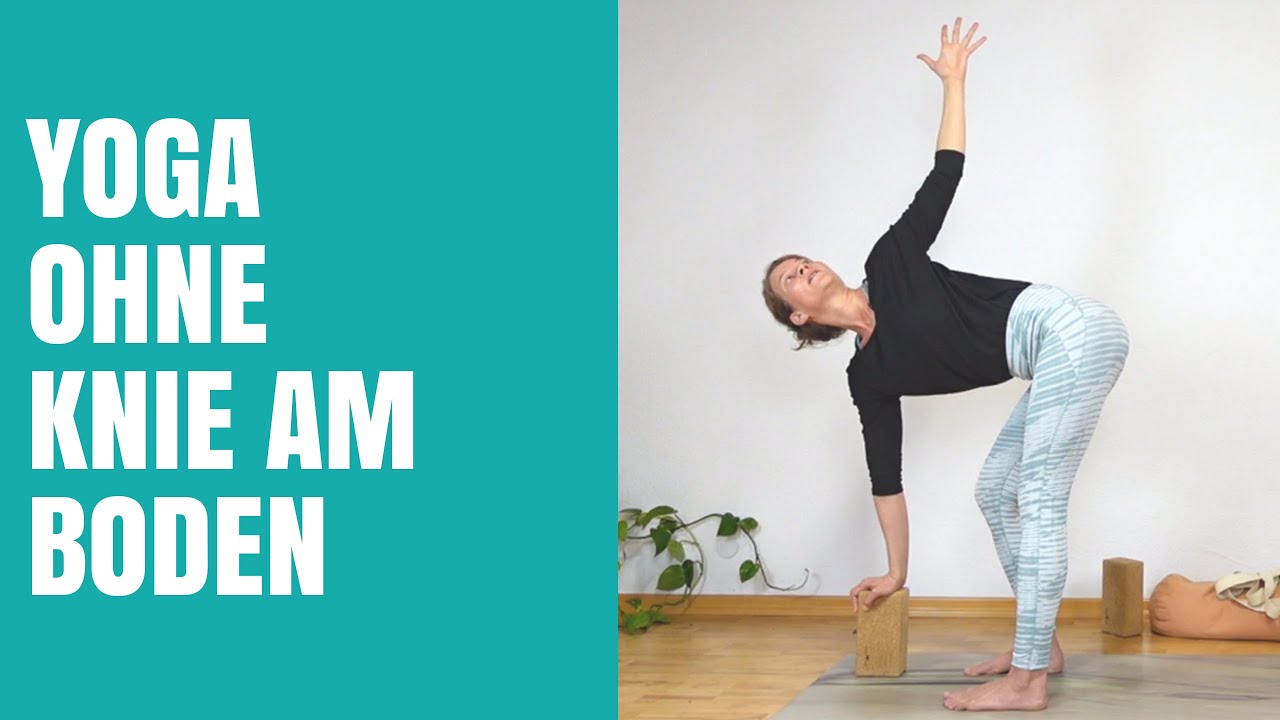 Yoga ohne Knie am Boden | Core Kräftigung & stehende Haltungen |