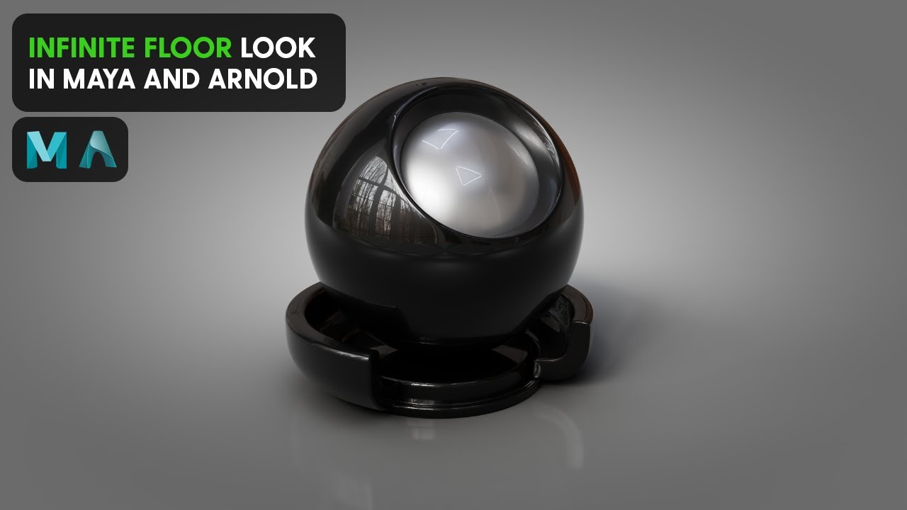 Infinite floor in Maya and Arnold