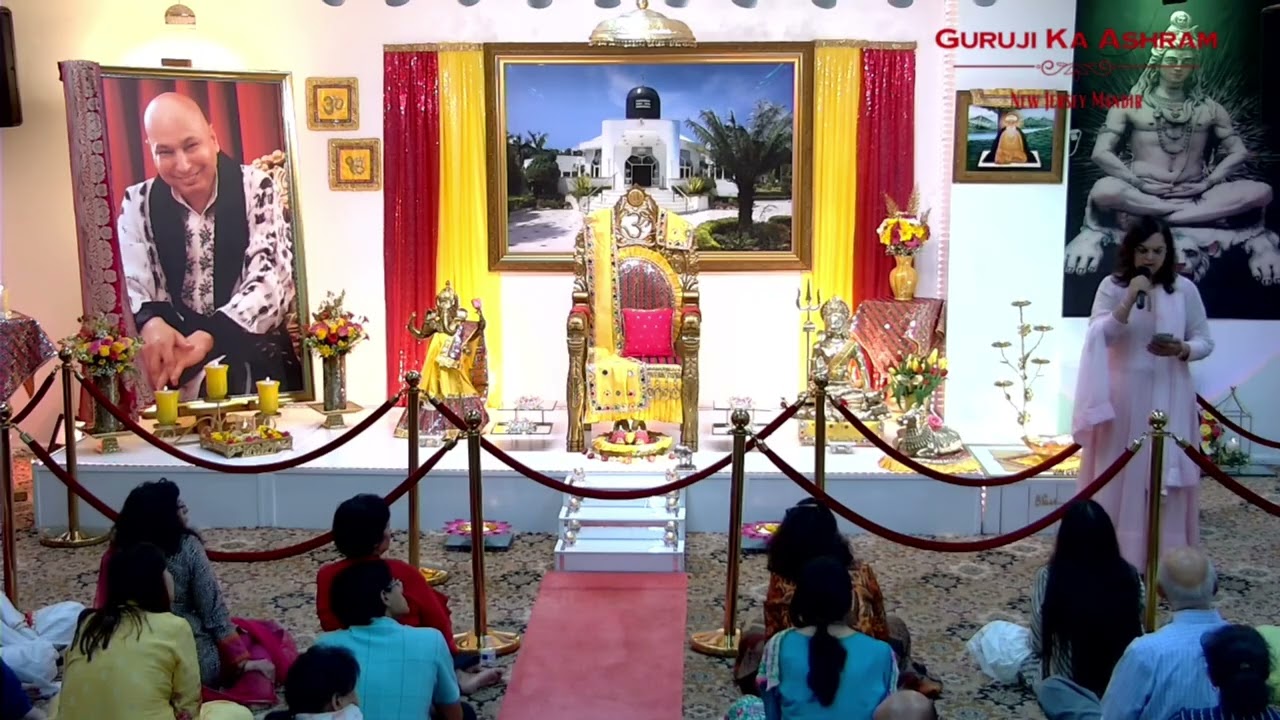 Satsang By Shalini Aunty- Guruji Ka Ashram - New Jersey - USA - Somerset Temple
