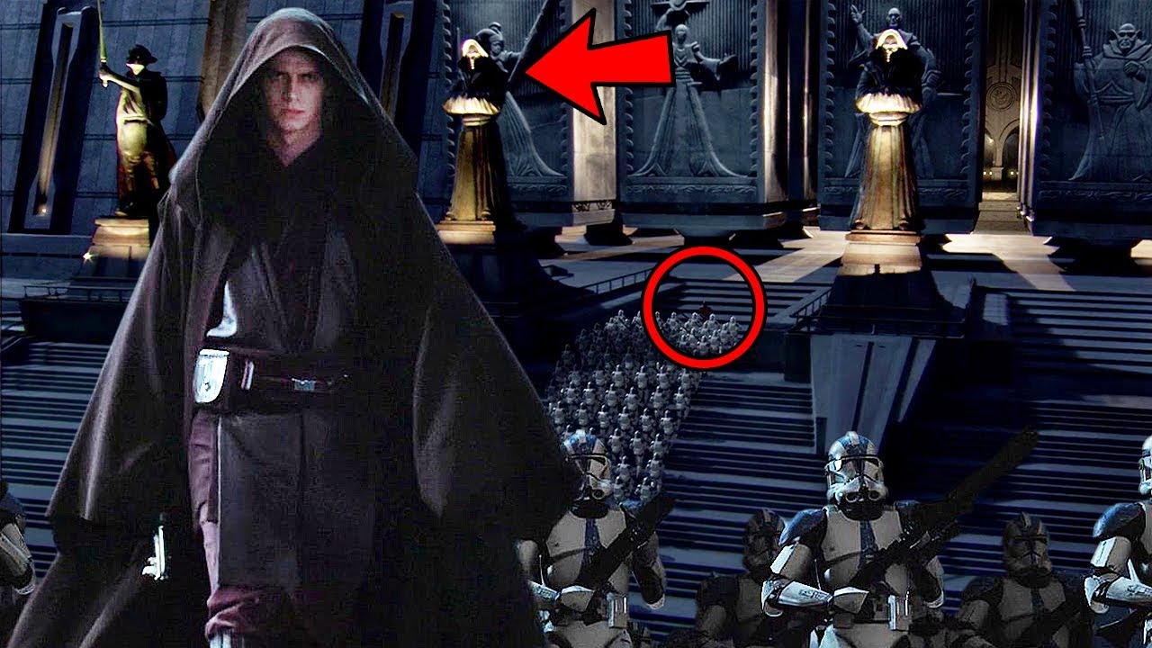 De Quiénes eran las Estatuas por las que Anakin Pasa en el Templo Jedi en la Orden 66 - Star Wars