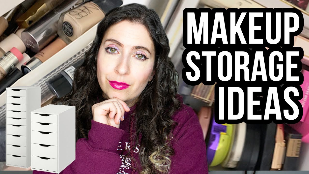MAKEUP ORGANIZATION & STORAGE TIPS! | Ikea Vanity, Repurposing Boxes, and more
