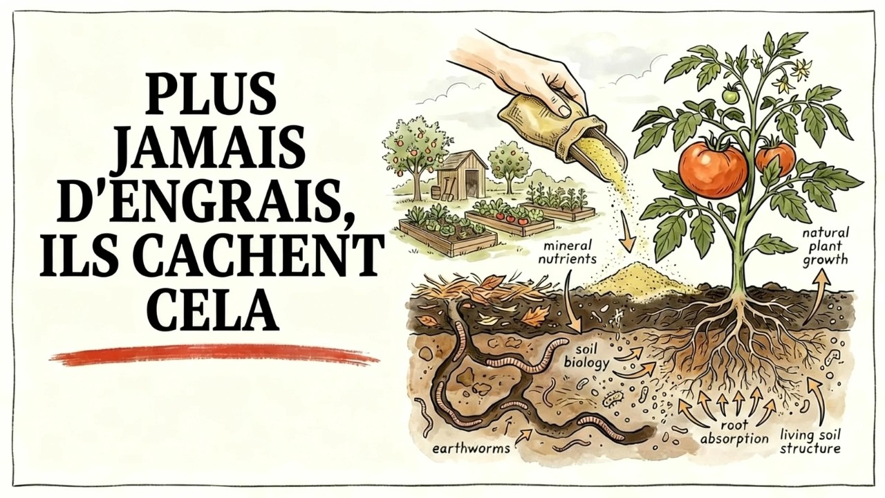 Le «Minéral Gris» qui triple la taille des fruits—Pourquoi sommes-nous passés aux produits chimiques