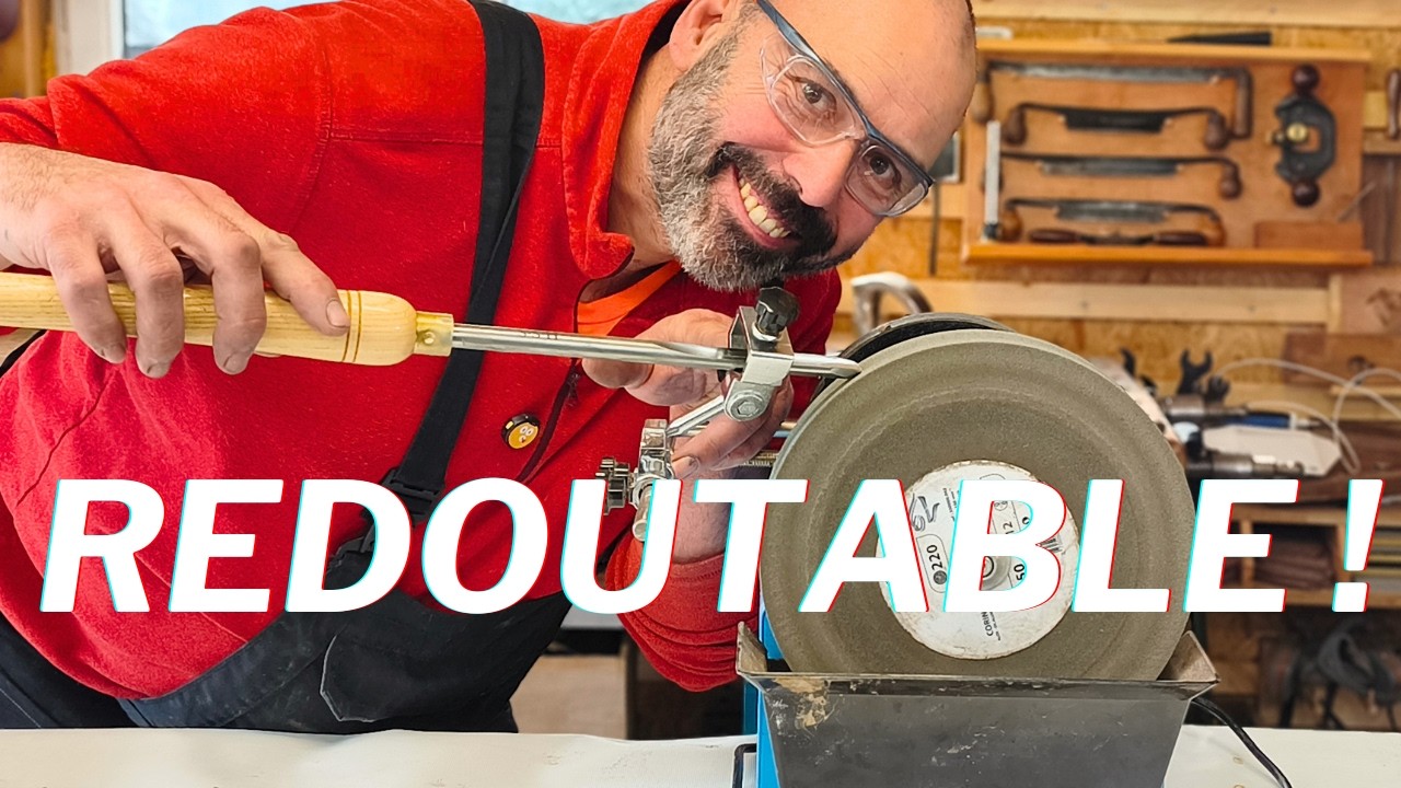 La méthode REDOUTABLE pour affûter ses gouges de tournage