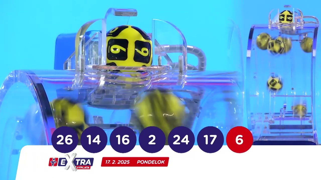 Žrebovanie TIPOS 17. 02. 2025 - KENO 10, EXTRA VÝPLATA