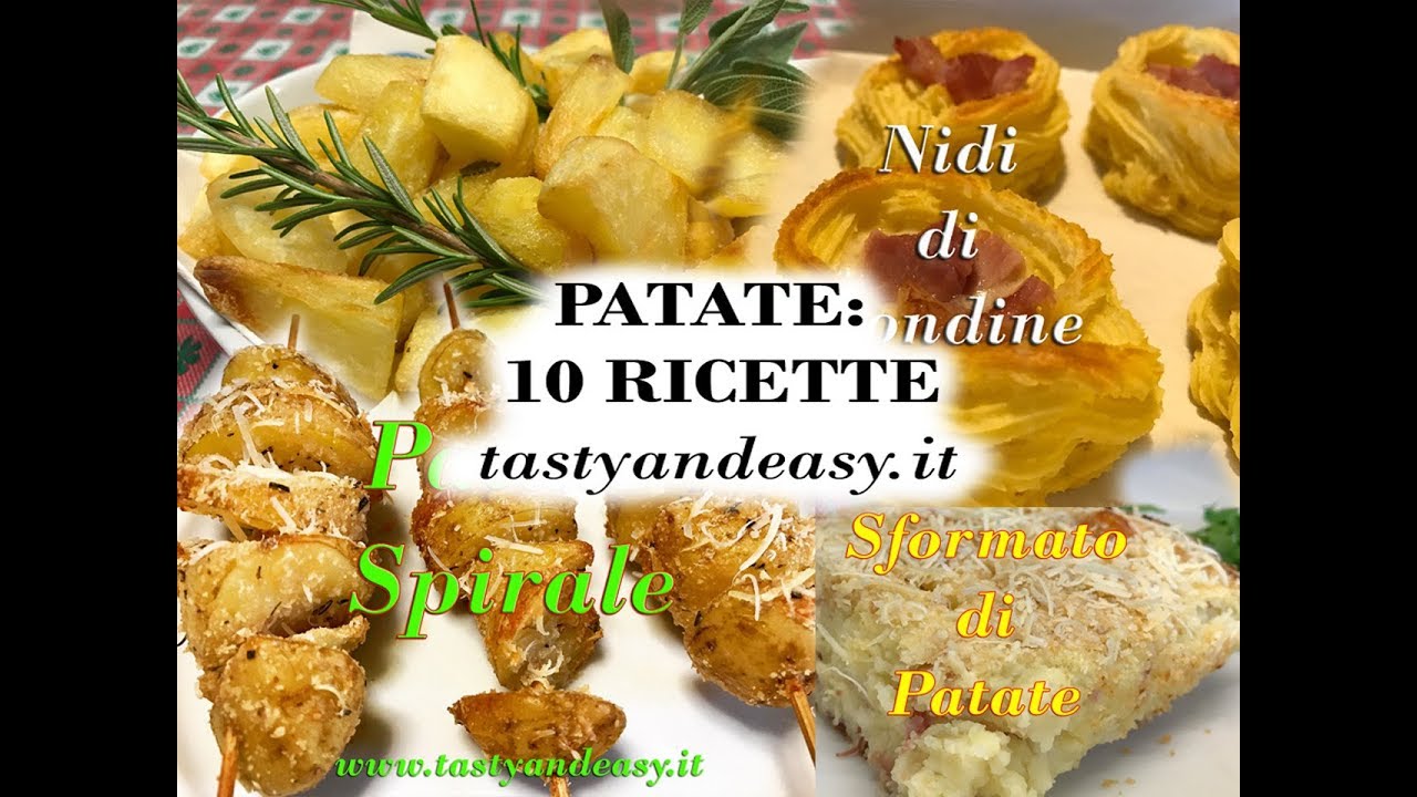 10 Ricette da fare con Patate Facili e Sfiziose