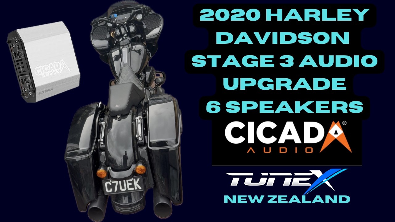 2020 Harley Davidson Road Glide Stage 3 w/ Cicada Audio Amps | Tweeter Grills | DSP | Hertz Speakers