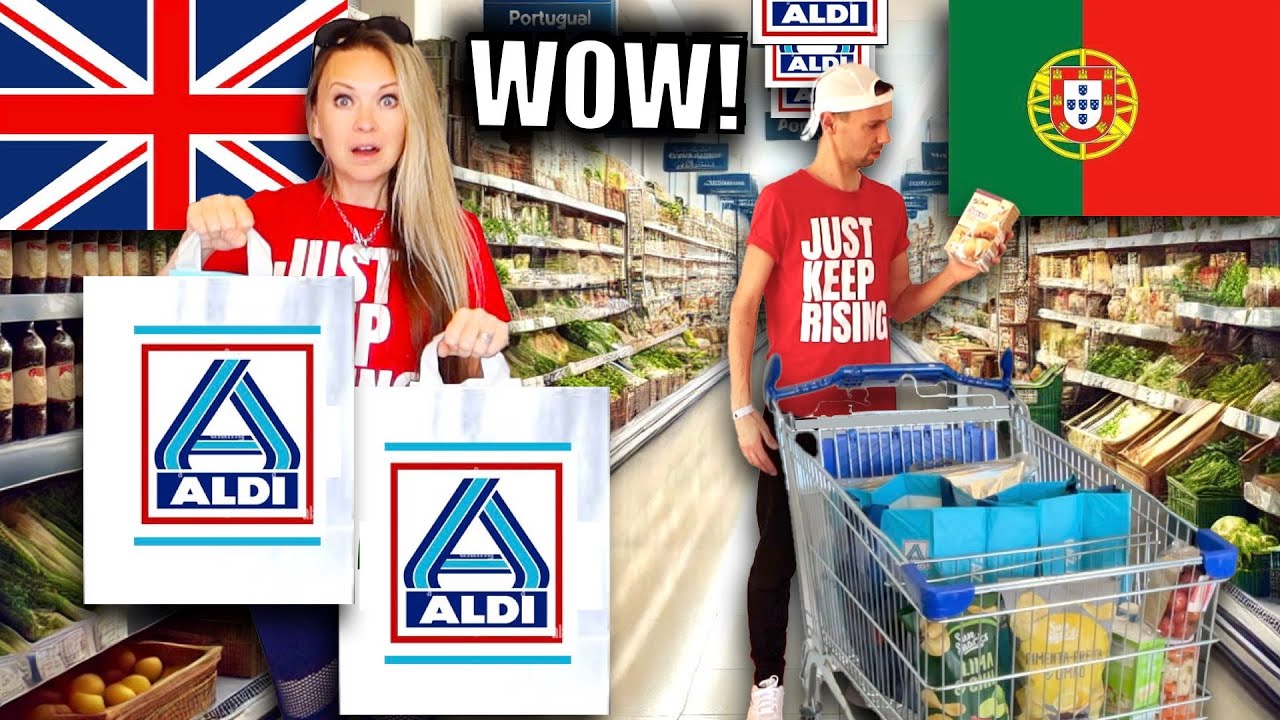 BRITISH FAMILY FIRST TIME GROCERY SHOPPING AT ALDI PORTUGAL! 😊 Cheap OR expensive?