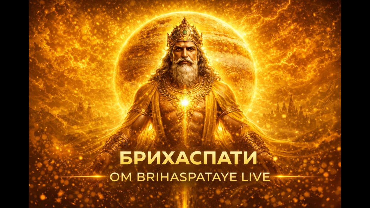 🟡 БРИХАСПАТИ — Мантра мудрости и духовного роста | Om Brihaspataye (Live)