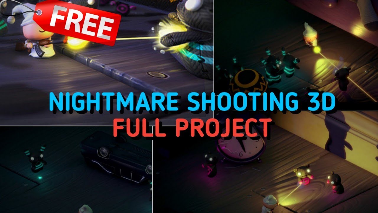 Free unity project templates-  Nightmares Shooter 🔥 Best Shooting Game | Unity Full Project 3D