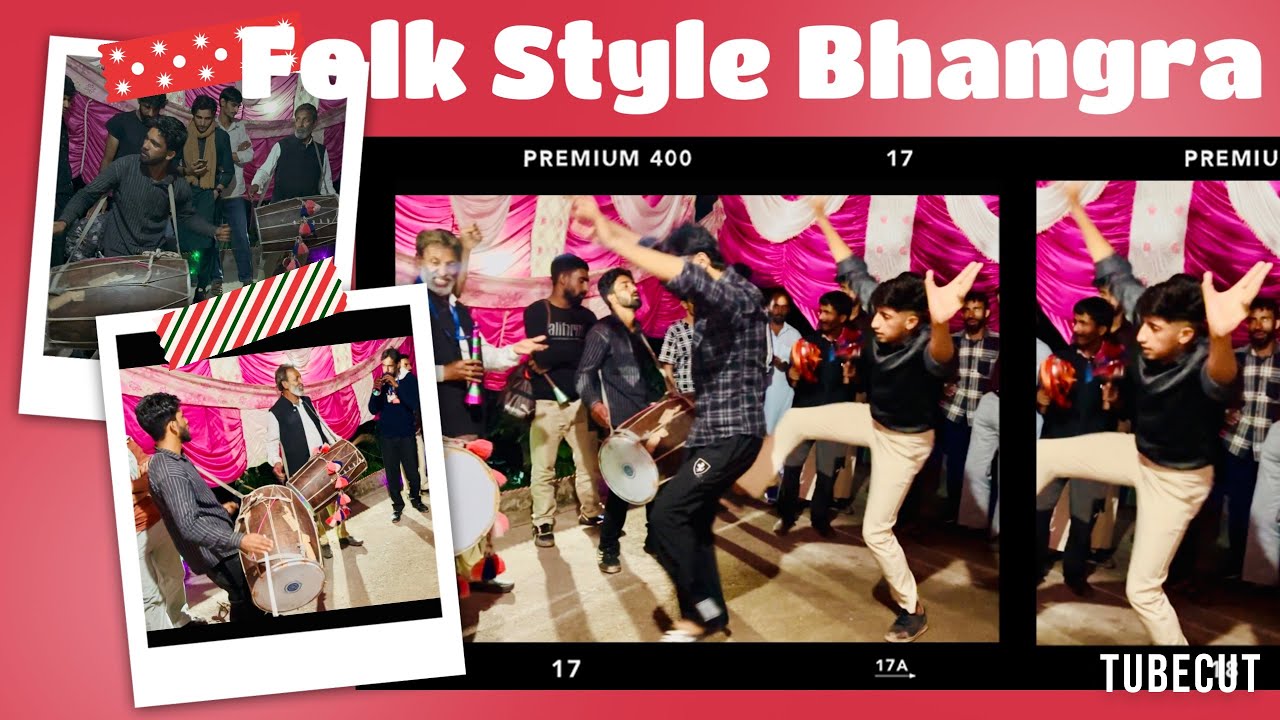 Pure Folk Style Bhangra | Village Wedding Dance | Dhol Mix Bhangra | Ravis Sheikh