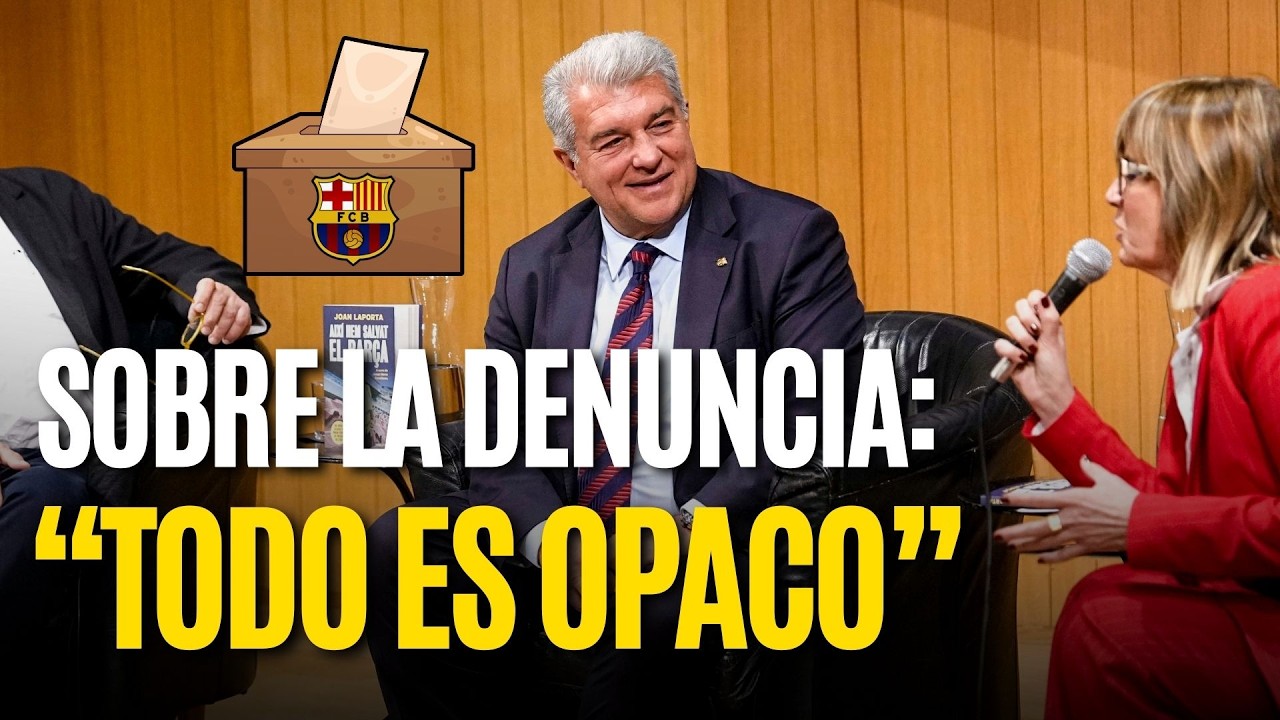 🔥LAPORTA estalla sobre la DENUNCIA : 