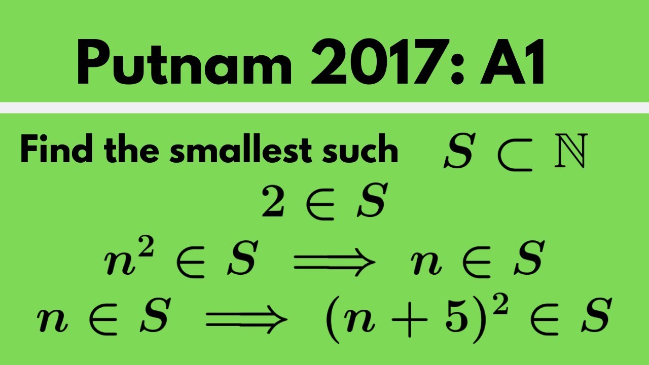Putnam Exam | 2017: A1