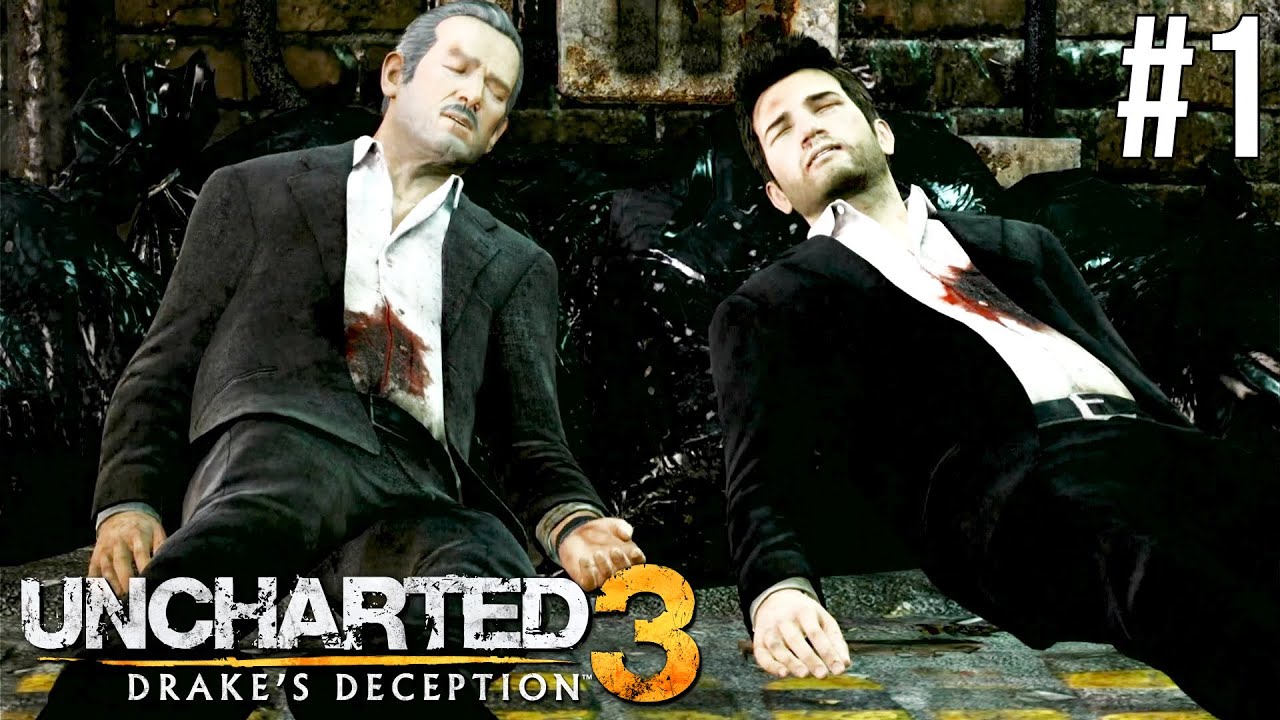 С этими двумя царит полный хаос — Uncharted 3 Drake's Deception PS5, часть 1