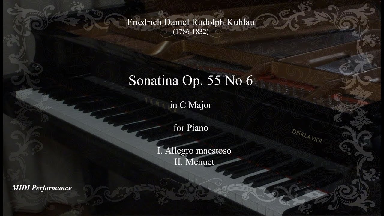 Friedrich Kuhlau: Sonatina Op. 55 No 6 in C Major (Complete)