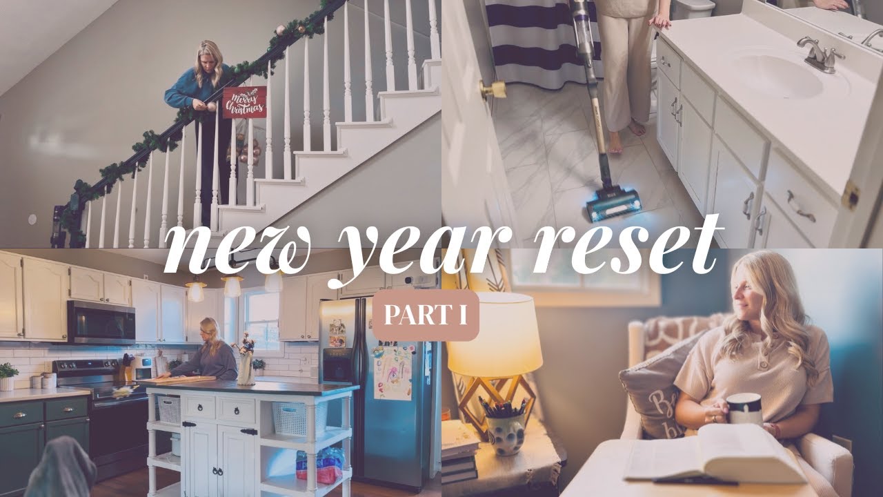 Whole House New Year Reset | Undecorate, Clean & Refresh With Me (Part 1)