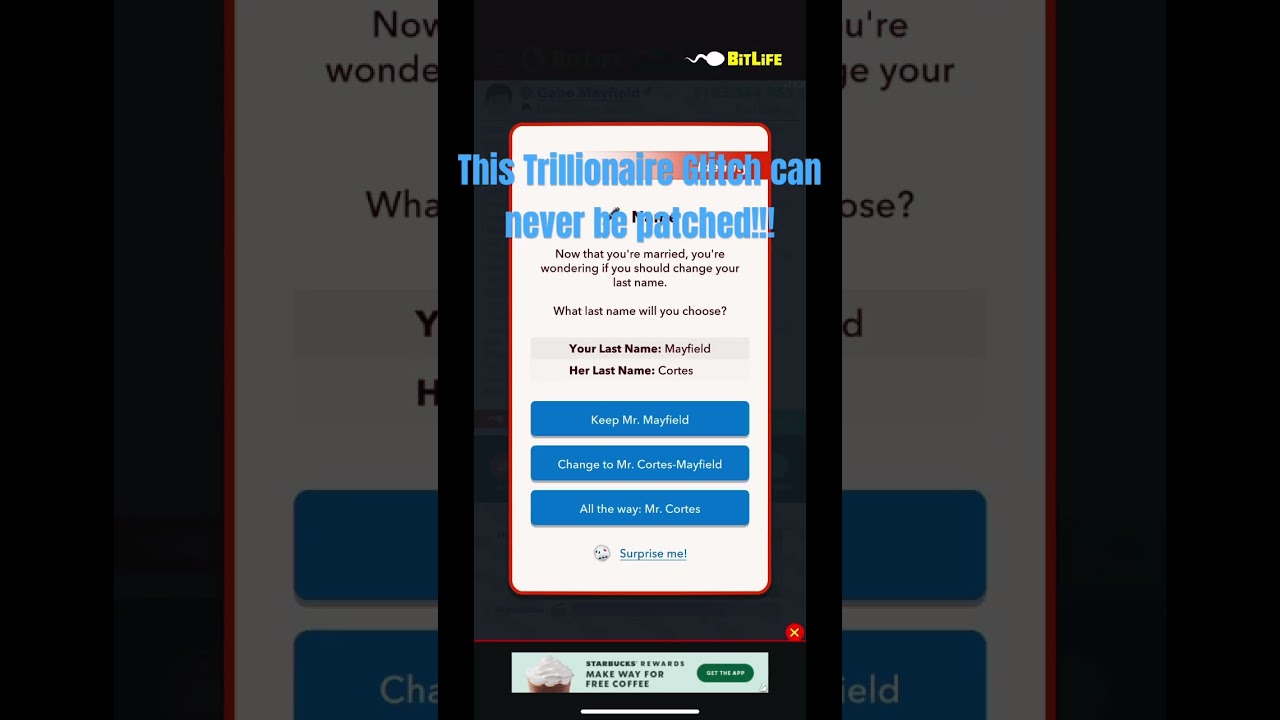 BITLIFE TRILLIONAIRE GLITCH!!! *WORKING 2023 CANT BE PATCHED* #fypシ #viral #shorts #bitlife #glitch