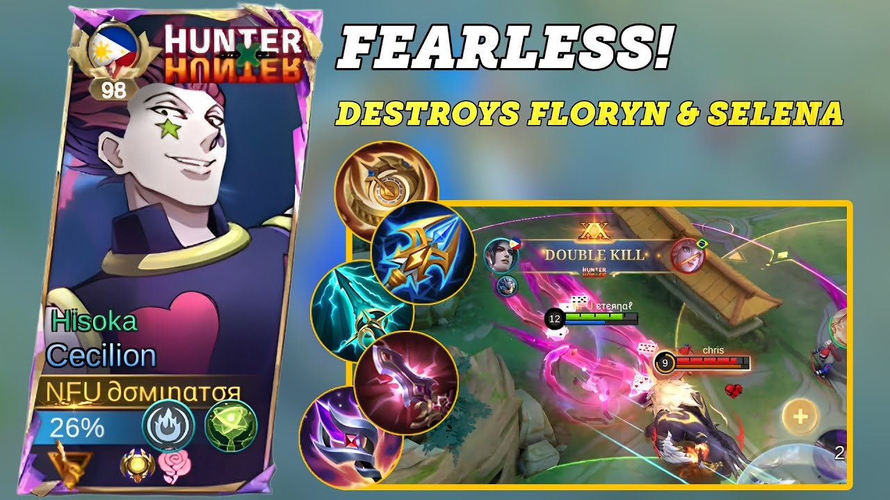 FEARLESS! Cecilion Destroys META Selena + Floryn Combo, Cecilion Gameplay, Best Build 2025  