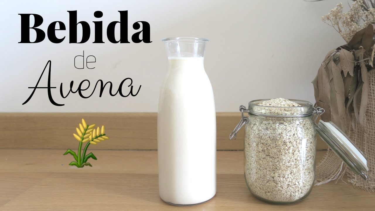 LECHE DE AVENA 🌾 | Cómo hacer bebida vegetal en casa @LauraViveSimple