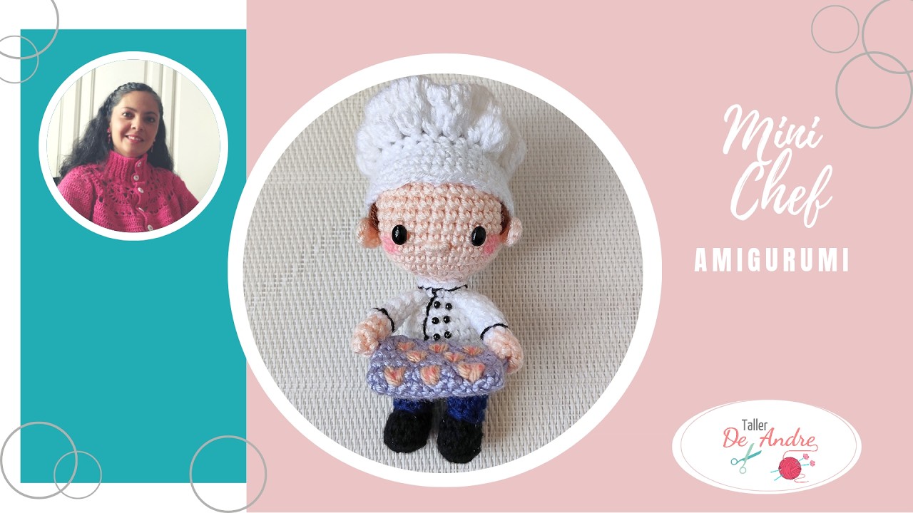 Mini Chef Amigurumi. Ideas para San Valentín.