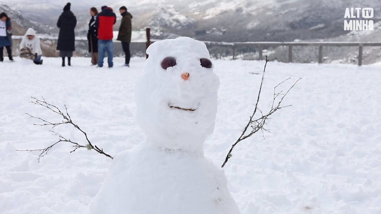Queda de neve deixa pontos mais altos de Melgaço pintados de branco | Altominho TV