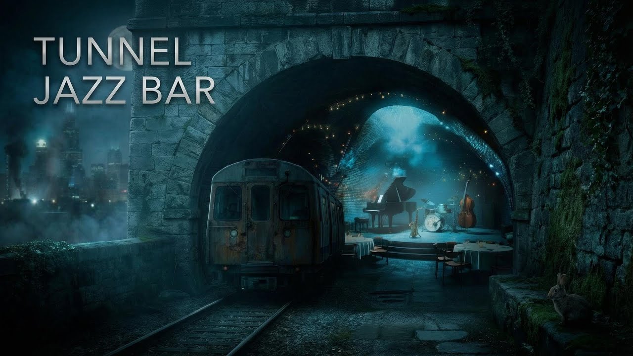 Midnight Jazz Tunnel - Smokey Jazz & Blues Focus Music to Stay Alert [75 Min]