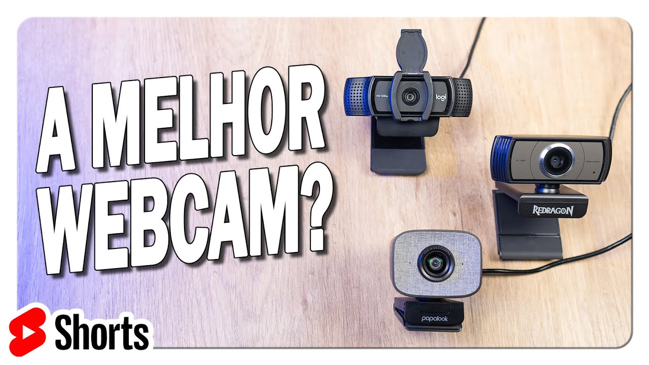 Qual a Melhor Webcam para Lives e Reuni&otilde;es? Logitech c920s vs Redragon Apex 2 vs Papalook PA930!