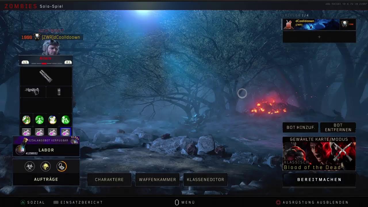 cod bo4 Zombie Hardcore no power no elixirs 4p wr 35