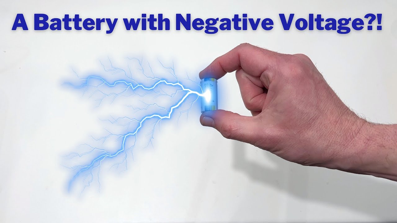 We found a battery with negative voltage!