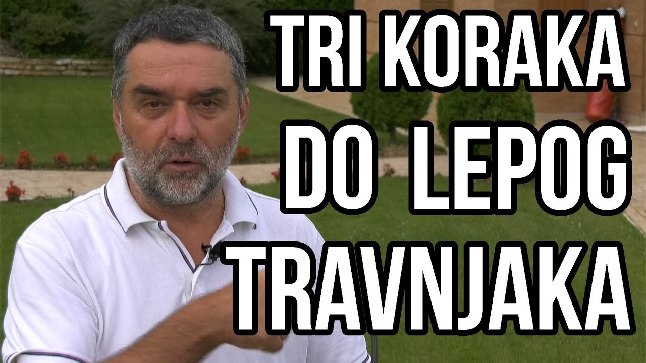 Tri koraka do lepog travnjaka