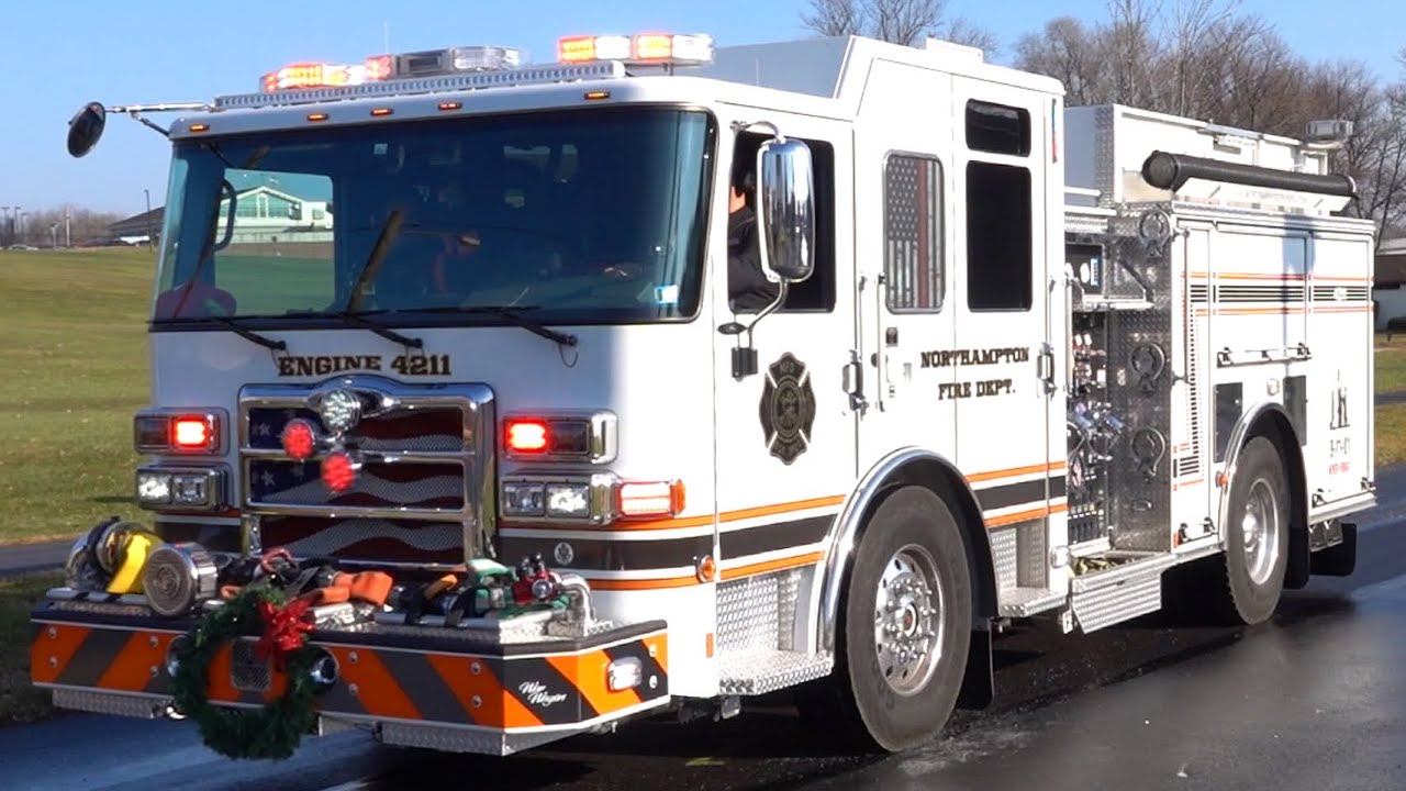 Northampton Fire Department Engine 4211 & Coplay Fire Department Rescue 541 Responding 12/22/21