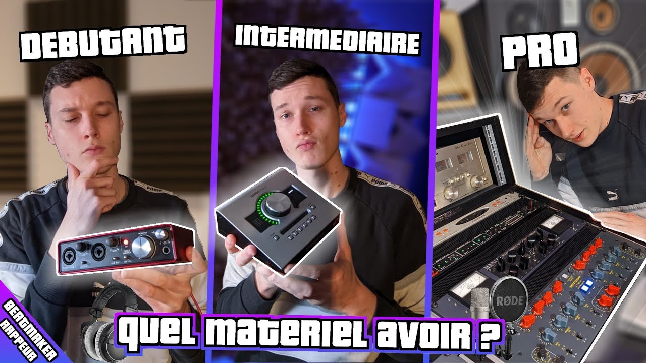 Quel MATERIEL prendre pour son HOME STUDIO ? ( Rappeur / Beatmaker )