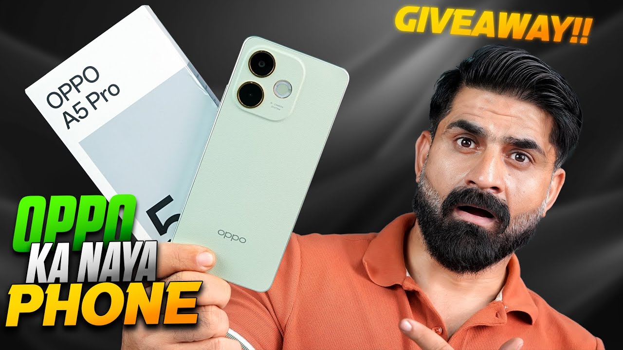 Oppo Ka New Phone Oppo A5pro ! 80&deg;C Water Proof & Durable ! Giveaway 🔥