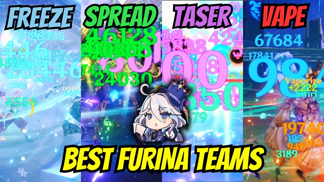 7 BEST / STRONGEST C0 FURINA TEAMS | Spiral Abyss Showcase / Guide [ Genshin Impact ]