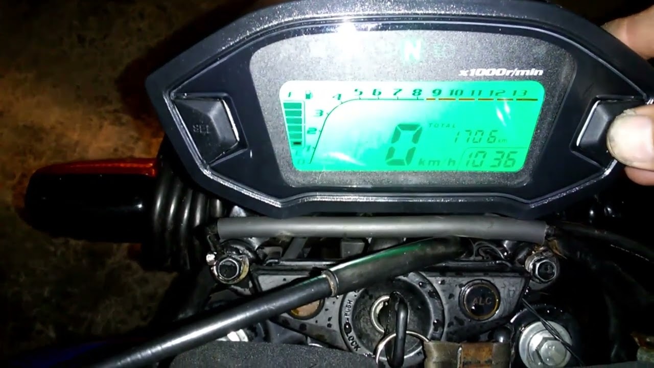 Painel estilo cb500 china . Configuraçao secreta .