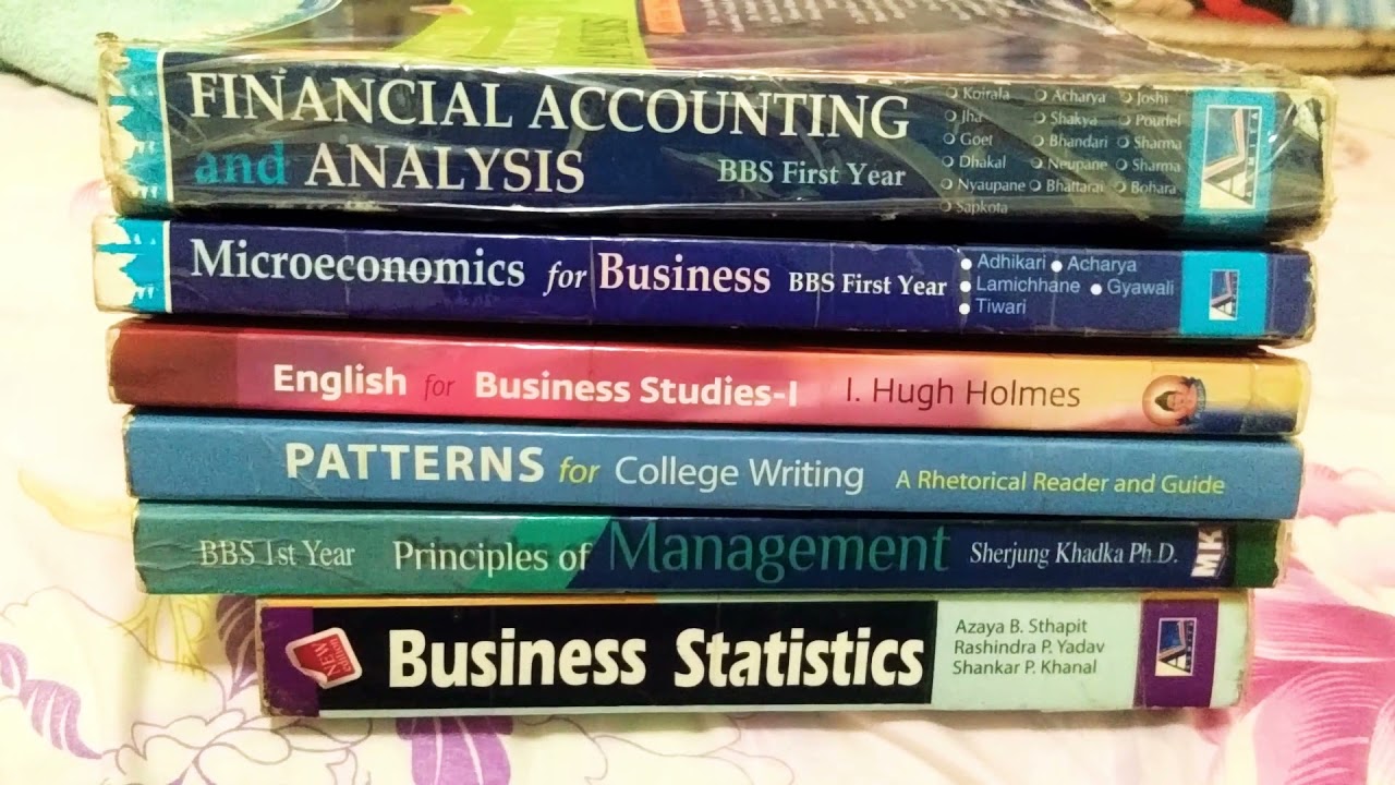 Subjects for BBS 1st Year with Books - TU