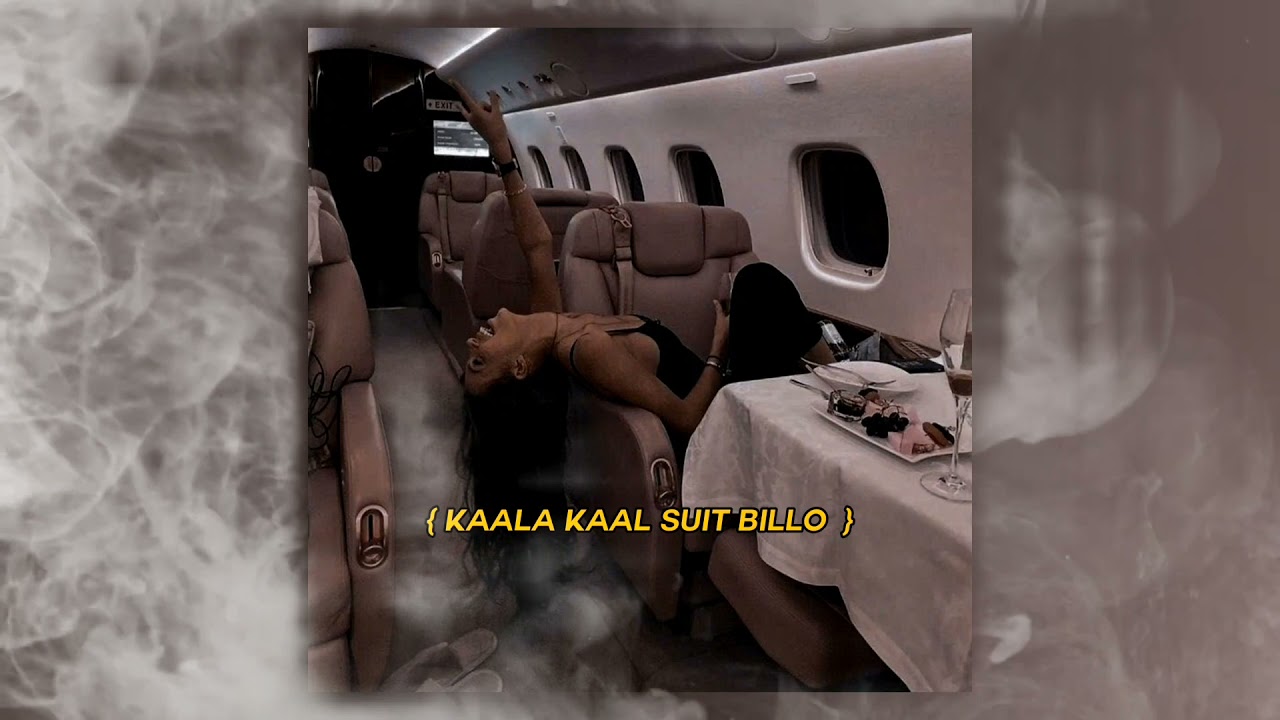 kala kala suit billo slowed and reverbed black & white - diljit