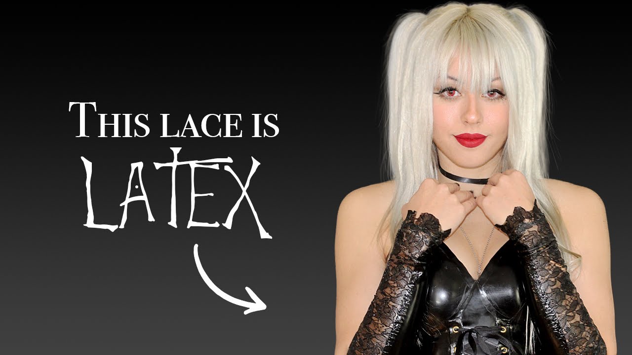 I made latex lace! - Making Misa Amane's sleeves - Death Note cosplay series