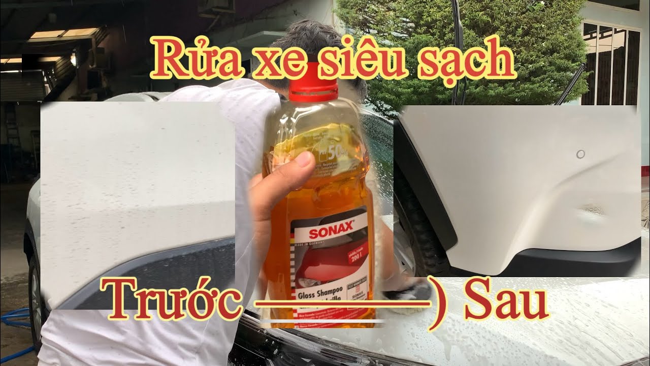 Rửa xe chi tiết bằng Sonax - Toyota Cross